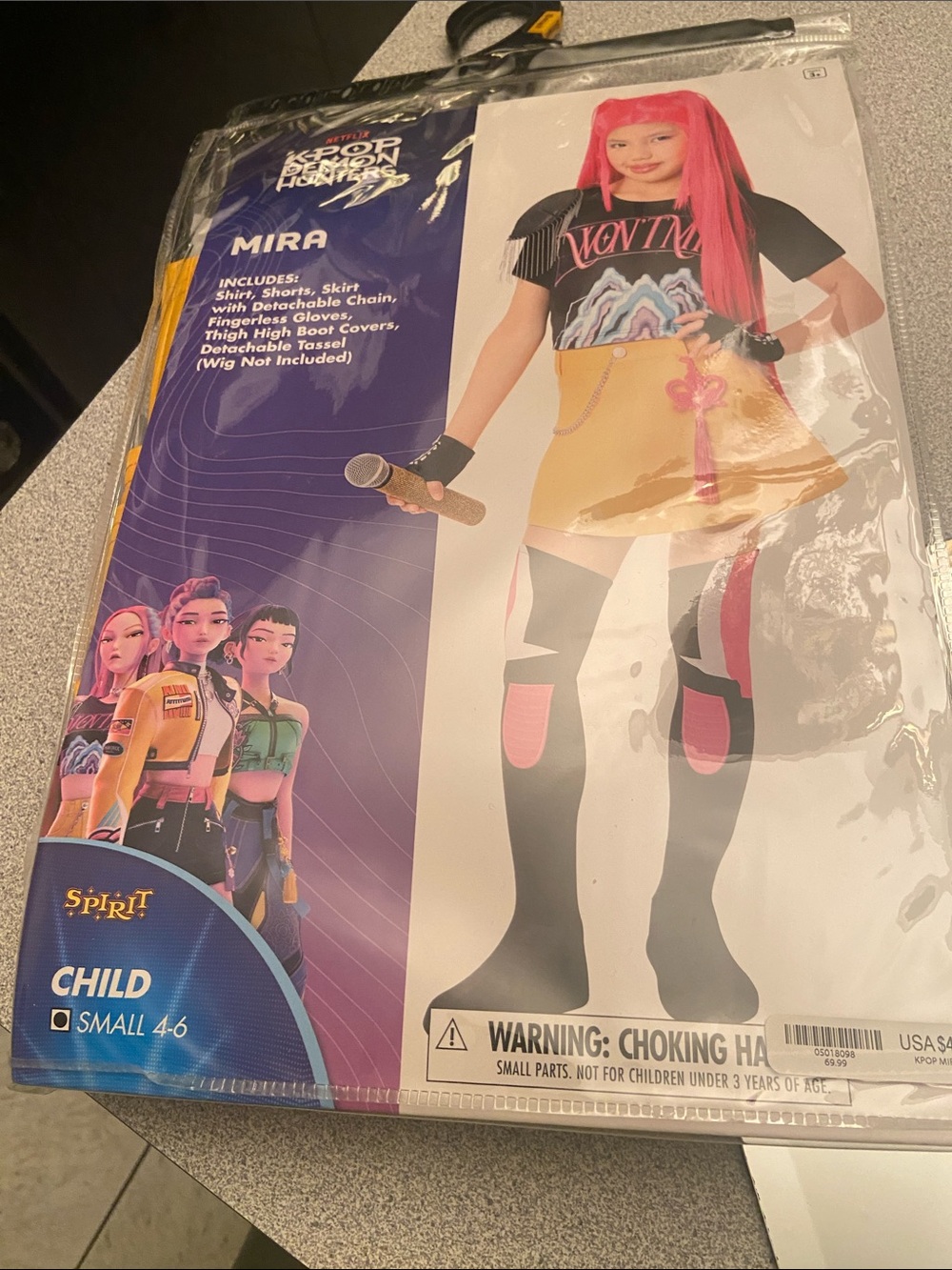 Spirit Mira Kids Costume in Yellow and Black